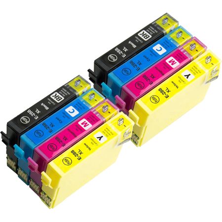 8 Pack Epson 288XL High-Yield Remanufactured Ink Cartridges