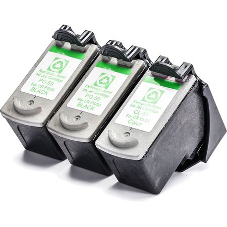 3 stück Canon PG-50 & CL-51 tintenpatronen (Ink Hero)