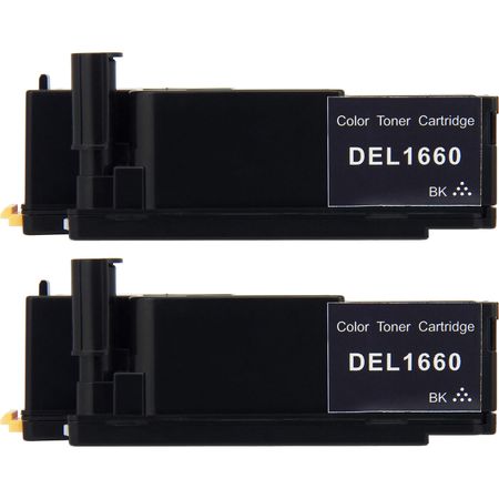 Pack de 2 Dell 593-11040 (N51XP) toner compatibles noir (Ink Hero)