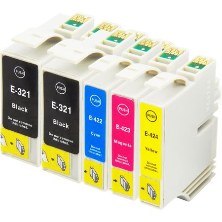 Pack de 5 Epson 32 & 42 cartouches d'encre remanufacturées
