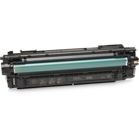 HP 655A Cyan Remanufactured Laser Toner Cartridge (CF451A)