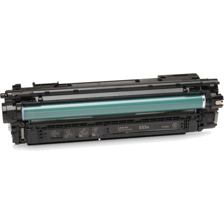 HP 655A Black Remanufactured Laser Toner Cartridge (CF450A)