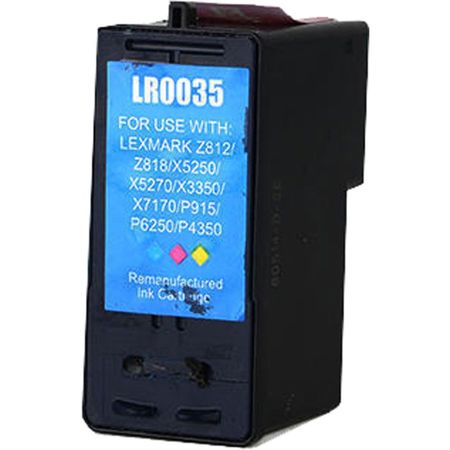 Lexmark 35 Color Remanufactured High-Yield Ink Cartridge (18C0035)