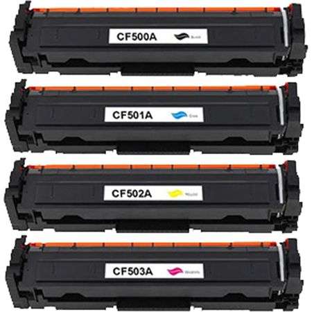4 Pack HP 202A Compatible Toner Cartridges