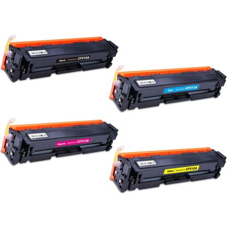 4 Pack HP 204A Compatible Toner Cartridges