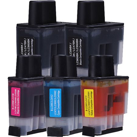 5 pack Brother LC47 Compatible Ink Cartridges