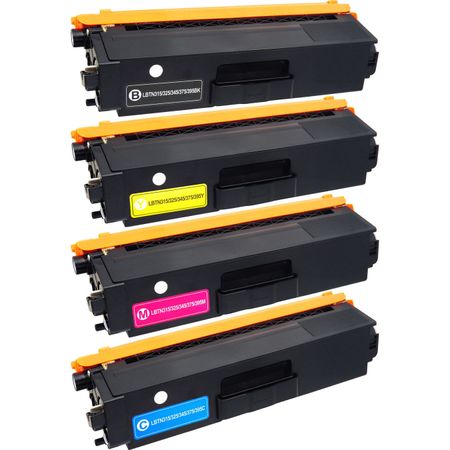 Pack de 4 Brother TN325 (TN320) toner compatibles haute capacité (Ink Hero)