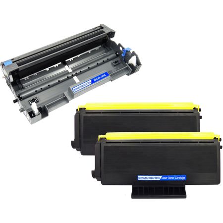 3 Pack Brother TN3290 & DR3215 Compatible High-Yield Toner & Drum Cartridges