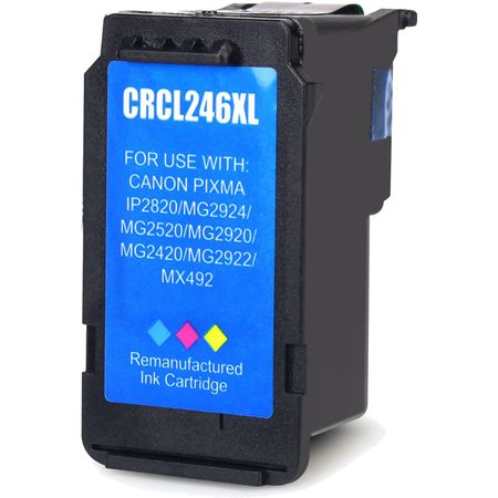 Canon CL-246XL Tri-Color Remanufactured High-Yield Ink Cartridge (8280B001AA)
