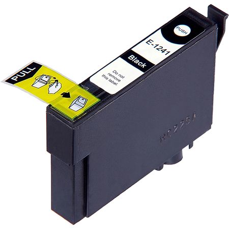 Epson 124 Black Remanufactured Moderate Yield Ink Cartridge (T124120)