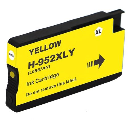 HP 952XL cartouche d'encre remanufacturée jaune haute capacité (L0S67AN)
