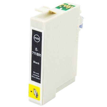 Epson T0711 inktcartridge zwart (Ink Hero Huismerk)