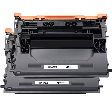 2 Pack HP 147X Black Compatible High-Yield Toner Cartridge (W1470X)