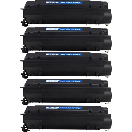 Pack de 5 HP 55X (CE255X) toner compatibles haute capacité noir (Ink Hero)