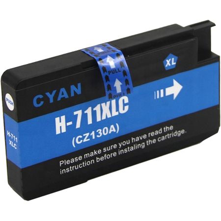 HP 711 cartouche d'encre remanufacturée cyan (CZ130A)
