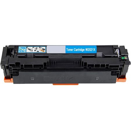 HP 414X cartouche de toner compatible cyan haute capacité (W2021X)

