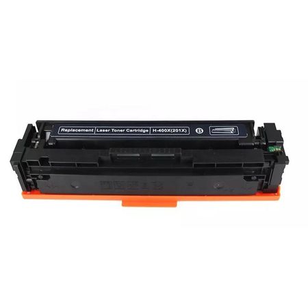 HP 201X / CF400X Black Compatible High-Yield Toner Cartridge (Replaces 201A / CF400A)