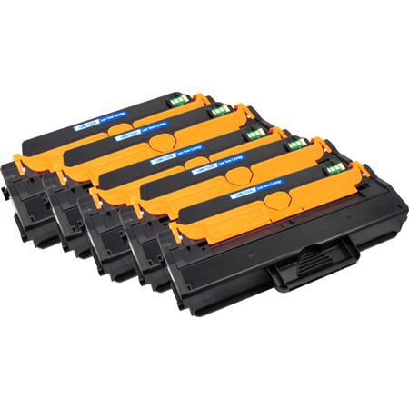 5 Pack Samsung MLT-D115L Black Compatible Toner Cartridge
