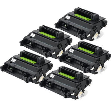 Pack de 5 HP 81A (CF281A) toner compatibles noir (Ink Hero)