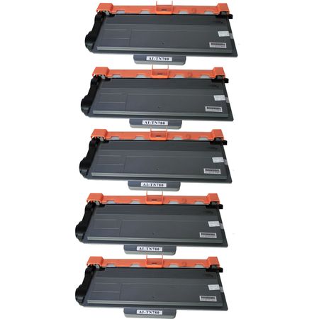 5 Pack Brother TN780 Compatible Super High-Yield Black Toner Cartridge