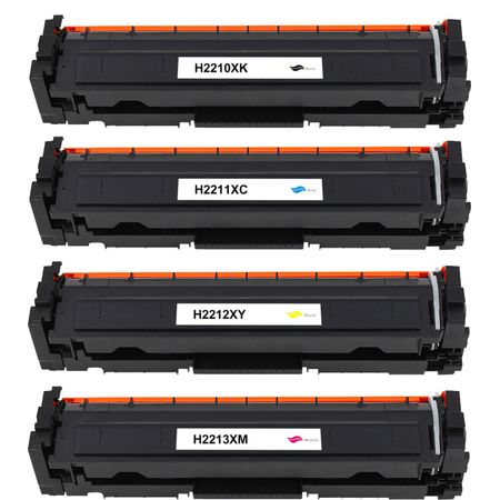 4 stuks HP 207X toner hoge capaciteit (Ink Hero Huismerk)