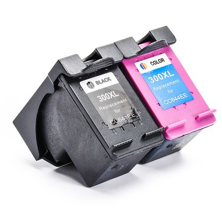 2 Pack HP 300 XL High Yield Remanufactured Ink Cartridges