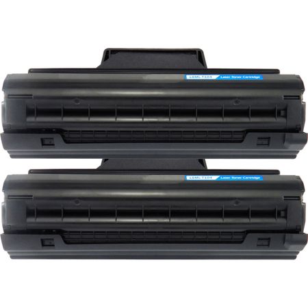 2 stuks Samsung MLT-D1042S toner zwart (Ink Hero Huismerk)