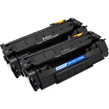 Pack de 2 HP 49A (Q5949A) toner compatibles noir (Ink Hero)