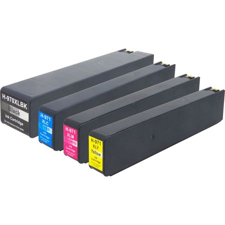 4 Pack HP 970XL & 971XL High-Yield Compatible Ink Cartridges
