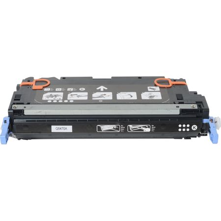HP 501A Black Remanufactured Toner Cartridge (Q6470A)
