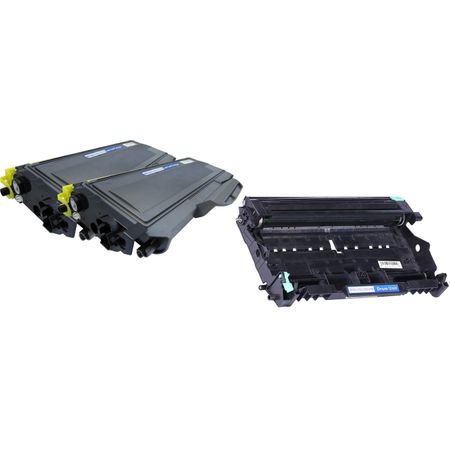 3 Pack Brother TN360 & DR360 Compatible Toner & Drum Cartridges