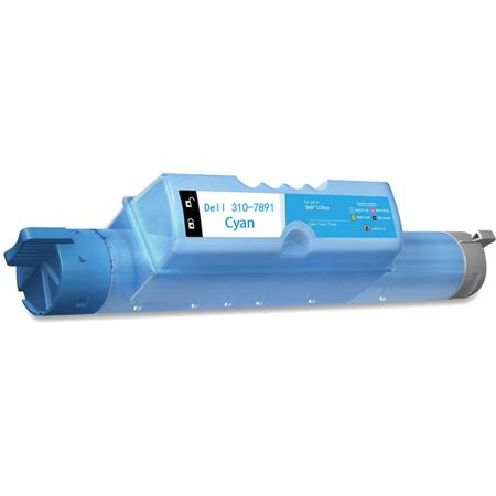 Dell 5110cn Cyan Compatible High-Yield Toner Cartridge