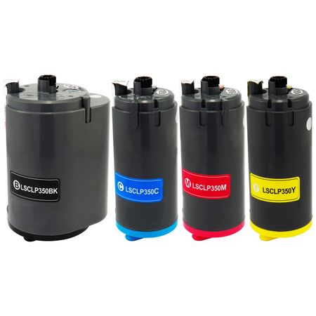 4 stuks Samsung CLP-350 toner (Ink Hero Huismerk)
