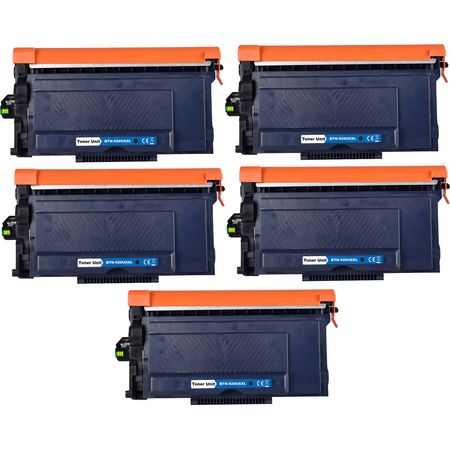Pack de 5 Cartouches de toner compatibles ultra haute capacité Brother TN920UXL Noir
