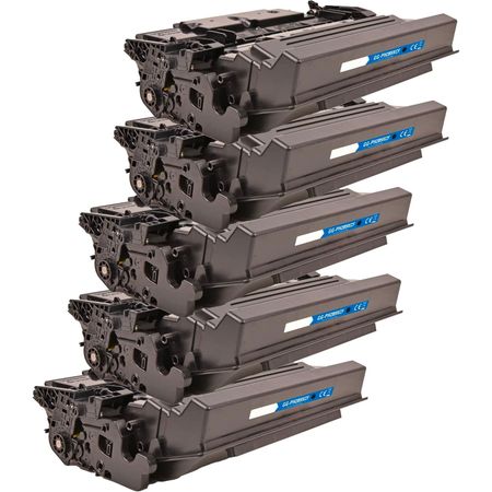 Pack de 5 HP 89X cartouche de toner haute capacité noir compatible (CF289X)
