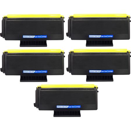 5 Pack Brother TN3290 Black Compatible High-Yield Toner Cartridge (Replaces TN3215)