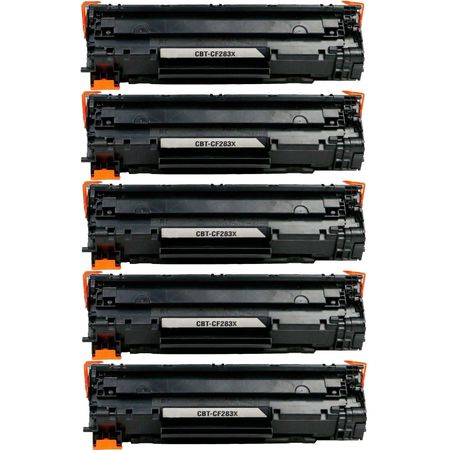 Pack de 5 HP 83X (CF283X) toner compatibles alta capacidad negro (Ink Hero)