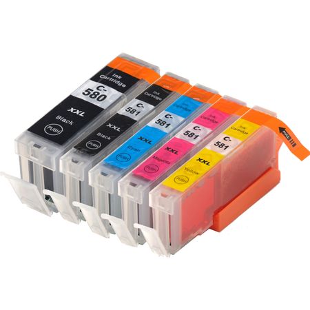 5 stuks Canon PGI-580XXL & CLI-581XXL inktcartridges super hoge capaciteit (Ink Hero Huismerk)