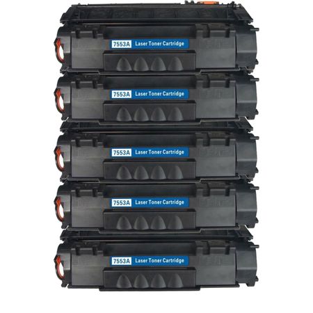 Pack de 5 HP 53A (Q7553A) toner compatibles noir (Ink Hero)