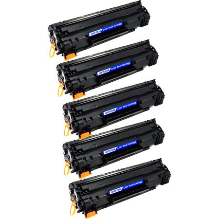 5 stuks HP 83A (CF283A) toner zwart (Ink Hero Huismerk)