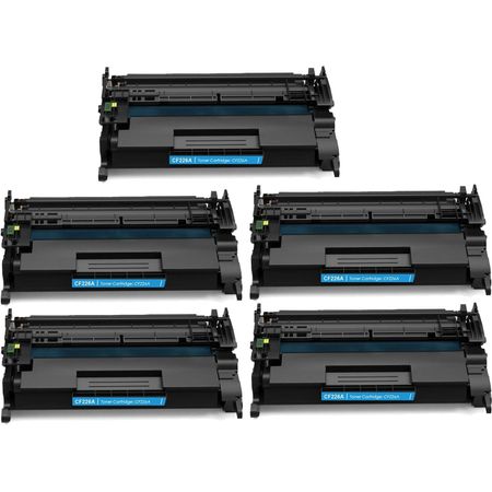 Pack de 5 HP 26A (CF226A) toner compatibles noir (Ink Hero)