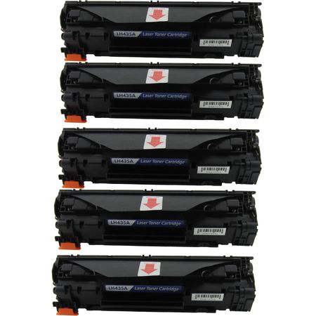 5 stück HP 35A (CB435A) schwarz toner (Ink Hero)