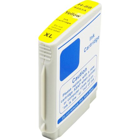 HP 88XL Yellow High-Yield Remanufactured Ink Cartridge (C9393AA)