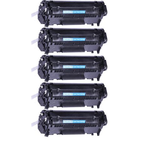5 stuks Canon 703 toner zwart (Ink Hero Huismerk)