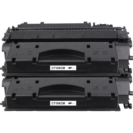 2 Pack Canon 119 II Black Compatible High-Yield Toner Cartridges (3480B001AA)