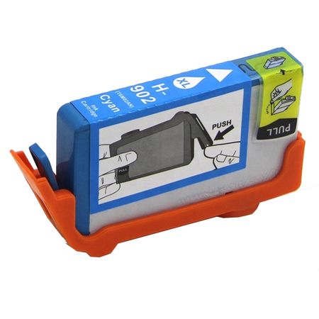 HP 902XL Cyan High-Yield Remanufactured Ink Cartridge (T6M02AN)