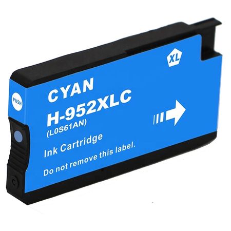 HP 952XL cartouche d'encre remanufacturée cyan haute capacité (L0S61AN)
