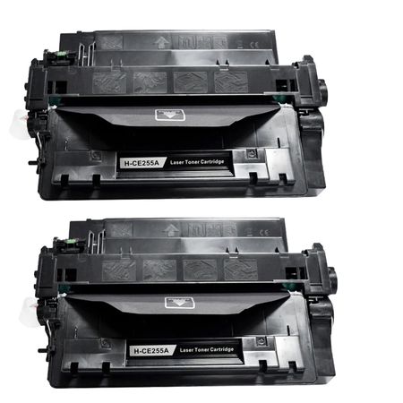 Pack de 2 HP 55A (CE255A) toner compatibles noir (Ink Hero)