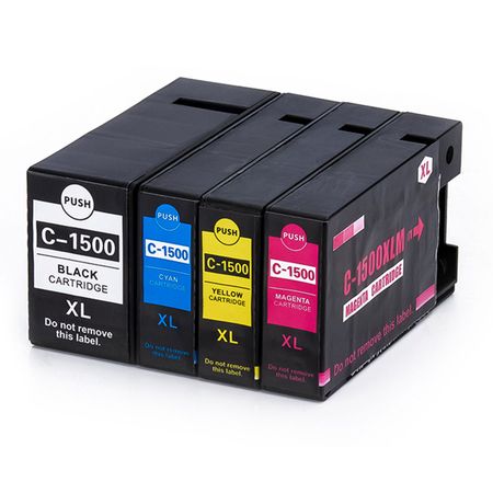 Pack de 4 Canon PGI-1500XL cartouches d'encre compatibles haute capacité (Ink Hero)