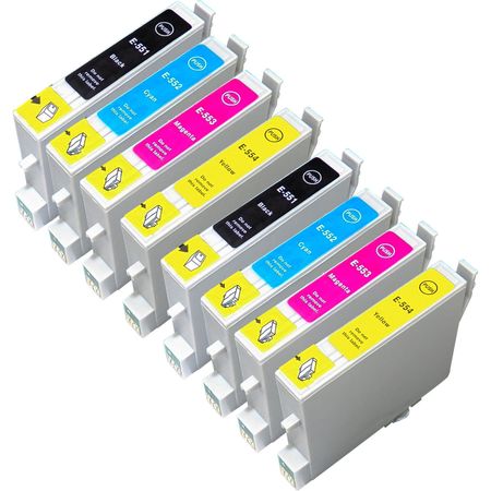 8 Pack Epson T0556 Compatible Ink Cartridges